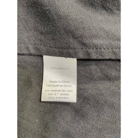 Caroline Constas 'Cassia' Black Linen Coverup Dress Size S - NWT - Picture 4 of 5